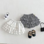 【73-110cm】スカート チェック シンプル カジュアル 女の子 - 画像 (3)
