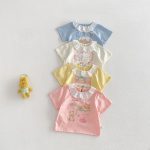 【73-120cm】Ｔシャツ 可愛い ガールズ 着心地良い トップス - 画像 (17)