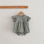【66-100cm】セットアップ ベビー 女の子 フリル袖 チェック - 画像 (8)