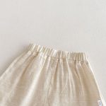 【73-100cm】セットアップ トップス＆ショートパンツ 無地 ノースリーブ - 画像 (11)