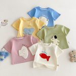 【73-120cm】半袖Tシャツ ベビー 男女兼用 可愛い カジュアル - 画像 (5)