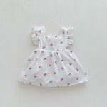 【66-90cm】ワンピース ベビー服 女の子 総柄さくらんぼ - 画像 (6)