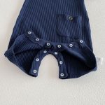 【66-90cm】カバーオール ベビー 半袖 無地 ナチュラル - 画像 (11)