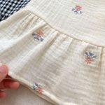 【66-100cm】セットアップ ベビー 刺繍 チェック ノースリーブ - 画像 (11)