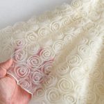 【73-100cm】ワンピース ベビー プリンセス 立体ローズ - 画像 (8)
