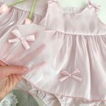 【66-90cm】ロンパース ベビー 女の子 チューリップ 蝶結び - 画像 (10)