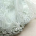 【73-90cm】ドレスロンパース ベビー おしゃれ ふんわりチュール - 画像 (6)