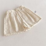 【73-100cm】セットアップ トップス＆ショートパンツ 無地 ノースリーブ - 画像 (7)