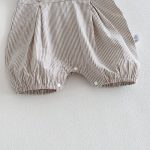 【66-90cm】カバーオール ベビー 切り替え リボン お出かけに - 画像 (10)