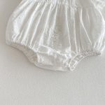 【66-90cm】ロンパース ベビー 女の子 ラウンドネック 刺繍 - 画像 (10)