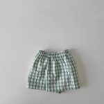 【73-100cm】セットアップ ベビー くまさんベスト＆チェックショートパンツ - 画像 (11)
