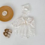 【66-100cm】ロンパース ベビー レース スウィート チュール - 画像 (7)