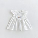 【73-110cm】可愛いドットクマワンピース - 画像 (9)