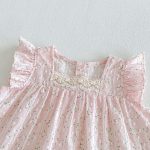 【73-110cm】セットアップ フラワー柄 フリル 女の子 - 画像 (9)