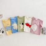 【73-120cm】半袖Tシャツ ベビー 男女兼用 可愛い カジュアル - 画像 (6)