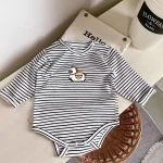 【66-90cm】ロンパース ベビー クールネック カートゥーン - 画像 (9)