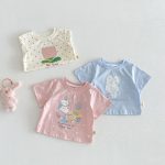 【80-150cm】Ｔシャツ 可愛い ドット 女の子 トップス - 画像 (14)