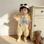 【66-100cm】ロンパース キイロ アイス クリーム 可愛い ベビー服 - 画像 (3)