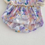 【66-140cm】ロンパース or ワンピース ベビー 女の子 フリルワッフル - 画像 (11)