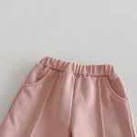 【73-110cm】スウェット セットアップ ベビー 男女兼用 セーラー風 バイカラー 熊柄 - 画像 (48)