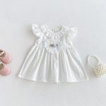 【73-110cm】可愛いドットクマワンピース - 画像 (6)