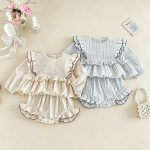 【66-90cm】セットアップ ベビー女の子 おしゃれ フリル