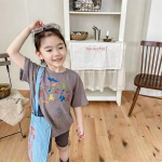 【80-130cm】半袖Ｔシャツ 女の子 プリント カートゥーン - 画像 (3)