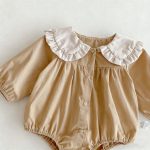 【66-90cm】ベビー 女の子 ウサギデザイン 耳付き 可愛い ロンパース出産祝い 写真映え - 画像 (8)
