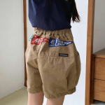 【80-130cm】ショートパンツ 女の子 英字 ストリート風 - 画像 (4)