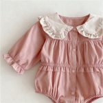 【66-90cm】ベビー 女の子 ウサギデザイン 耳付き 可愛い ロンパース出産祝い 写真映え - 画像 (7)