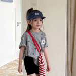 【80-130cm】半袖Ｔシャツ 女の子 プリント シンプル 韓国風 - 画像 (5)