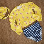 【80-125cm】水着 プリント 長袖 かわいい スイムウェア - 画像 (7)