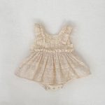 【66-100cm】ドレスロンパース ベビー フリル チュール - 画像 (9)