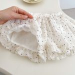 【73-120cm】セットアップ ベビー 女の子 ふわふわ ドット - 画像 (11)