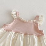 【66-90cm】キャミワンピース ベビー 女の子 蝶結び チュール - 画像 (4)