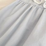 【66-90cm】ロンパース ベビー 女の子 二重レースパフスリーブ - 画像 (10)