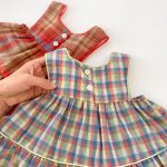 【73-100cm】セットアップ ベビー おしゃれ チェック柄 お出かけに - 画像 (13)