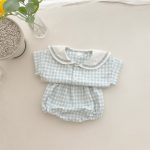 【66-100cm】セットアップ ベビー スクール風 チェック柄 - 画像 (10)