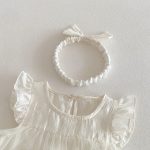 【66-90cm】ロンパースワンピース ベビー 女の子 スウィート チュール - 画像 (4)