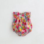 【66-90cm】ロンパース ベビー 写真映え おしゃれ 油絵風 - 画像 (8)