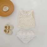 【73-110cm】セットアップ ベビー 蝶結び スウィート