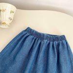 【73-120cm】セットアップ ベビー 女の子 デニムトップス＆パンツ ノースリーブ - 画像 (14)