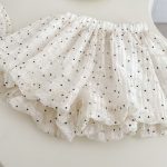 【73-120cm】セットアップ ベビー 女の子 ふわふわ ドット - 画像 (12)