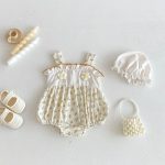 【66-90cm】キャミロンパース ベビー スウィート 小花柄 - 画像 (2)
