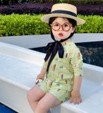 【80-130cm】水着 かわいいデザイン UVカット 速乾 海 リゾート - 画像 (3)
