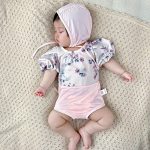 【73-120cm】水着 小花 可愛い スイムウェア＆帽子 - 画像 (4)