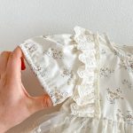 【66-90cm】ロンパース レース フラワー ベビー服 - 画像 (15)