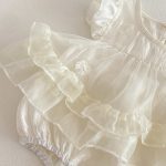 【66-90cm】ロンパースワンピース ベビー 女の子 スウィート チュール - 画像 (6)