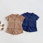 【80-130cm】セットアップ ベビー 男の子 韓国風 シンプル