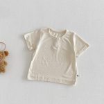 【66-90cm】セットアップ サロペットロンパース＆リブTシャツ ベビー レオパード柄 - 画像 (6)